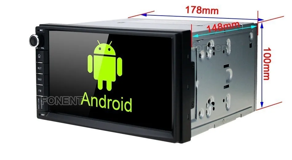 Fongent " Универсальный Восьмиядерный 2Din автомобильный Android 9,0 Радио мультимедийный плеер PX5 4 Гб ОЗУ 32 Гб ПЗУ gps навигация ips экран TDA 7850
