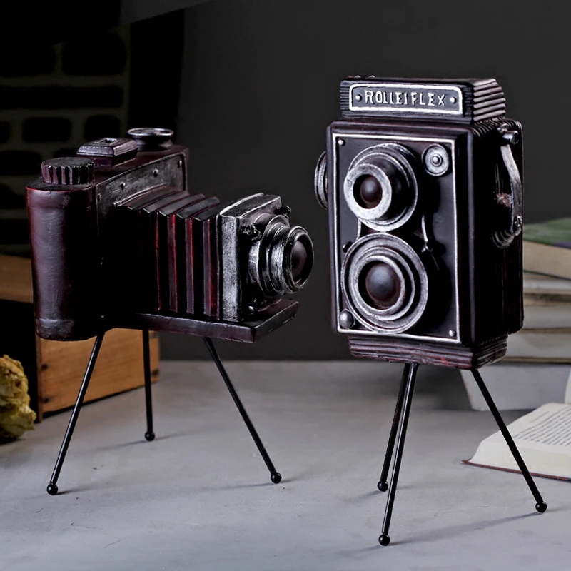 Винтажный Ретро штатив модель камеры украшение для окна магазина реквизит