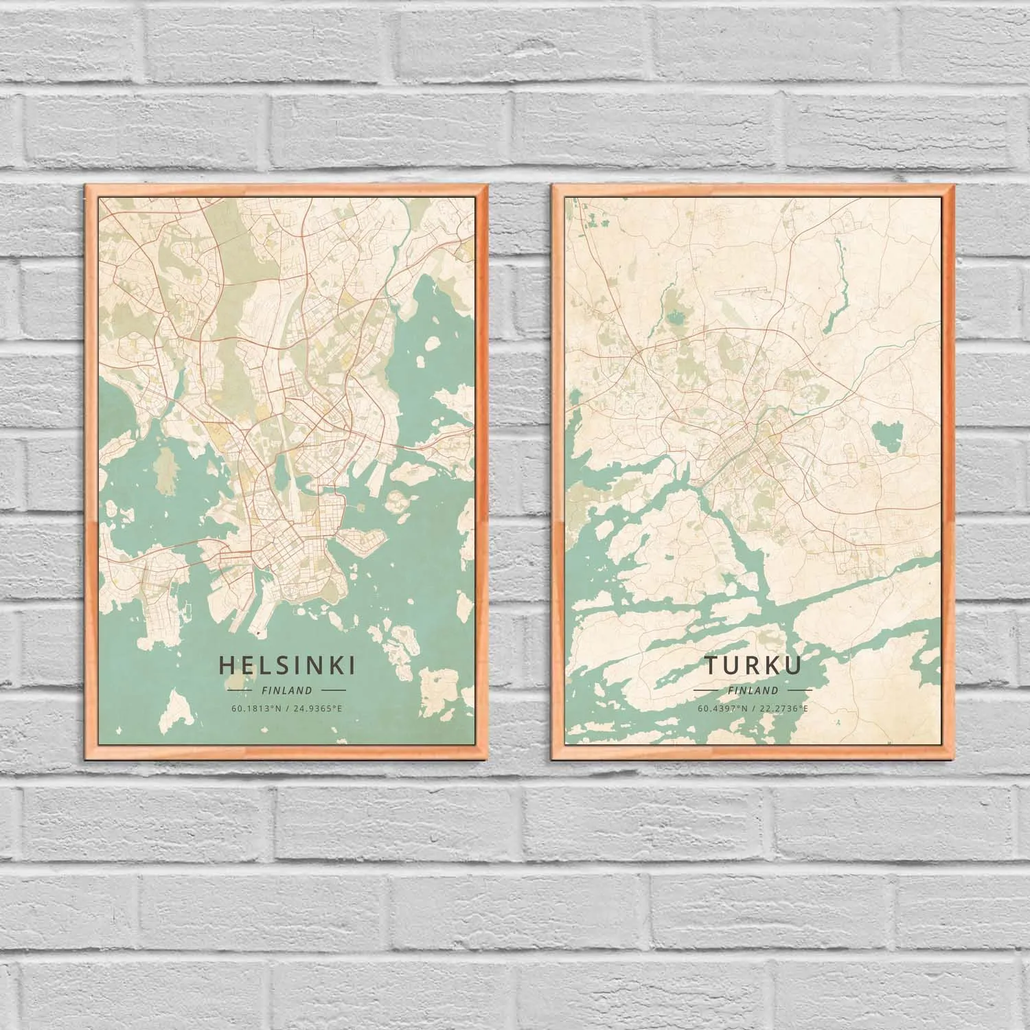 

Helsinki Turku Finland Poster