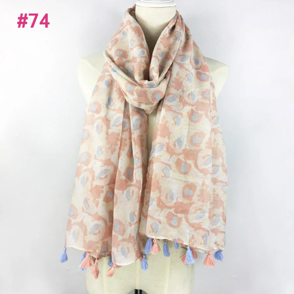 Длинный хлопковый шарф с кисточками 165 цветов|printed scarf|hijab scarfscarf long |