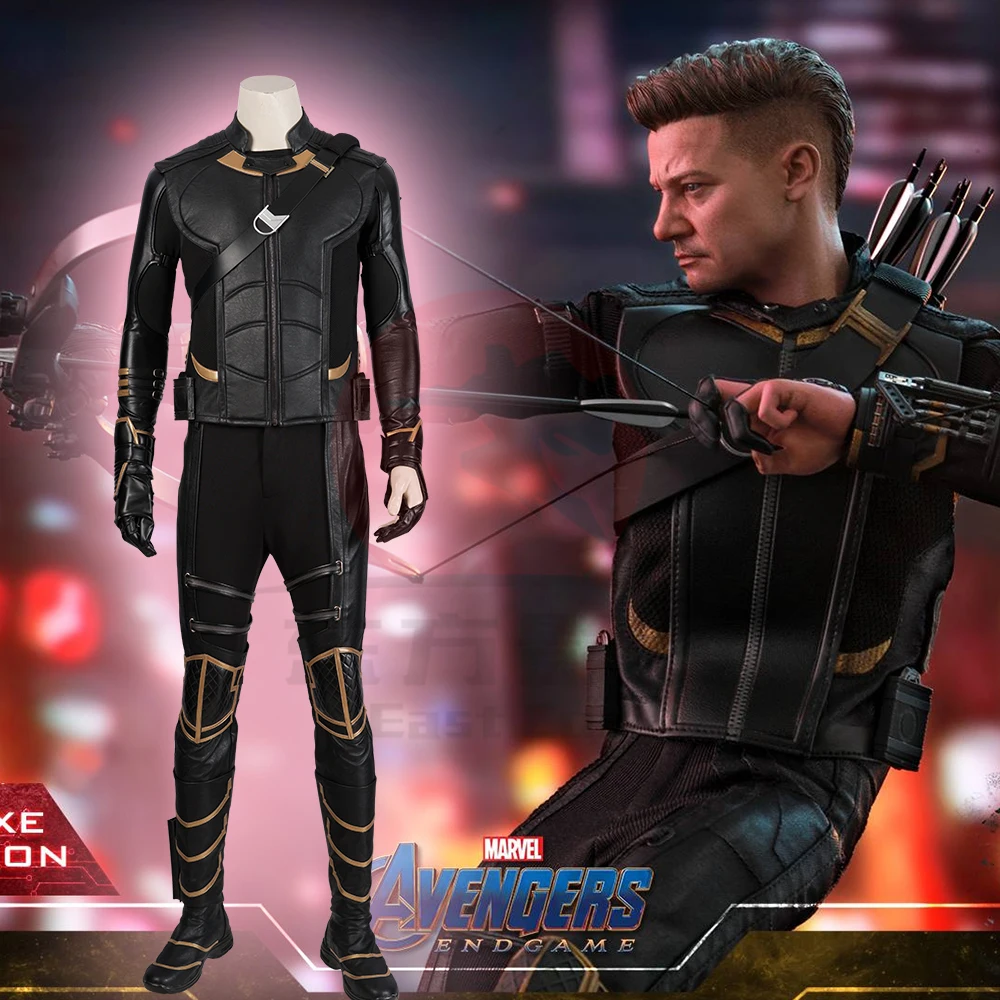 Manluyunxiao Hawkeye Marvels Мстители Endsgame взрослые Косплей Costueme наборы сделано в американском стиле
