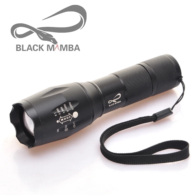 BlackmambaCREE XM L T6 светодиодный вспышка светильник фонарь лампа Масштабируемые 5