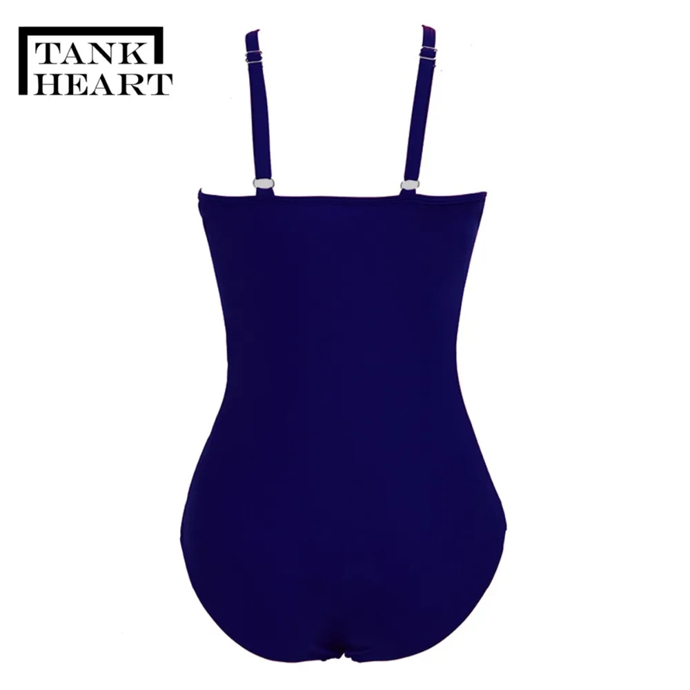 Женский цельный купальник в стиле ретро купальный костюм монокини размера плюс