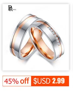 Unique Couple Wedding Rings for Lover Gold Tone Matte Finish Stainless Steel Geometric Alliance Valentine's Day Gifts