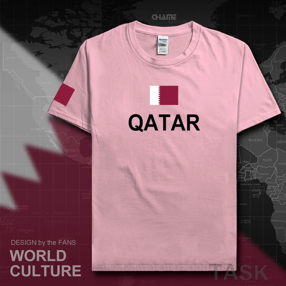 Мужские футболки State of Qatar модные трикотажные изделия сборной страны 2017 футболка