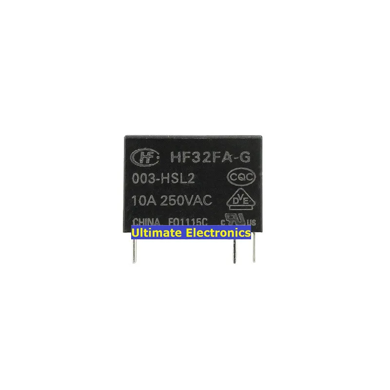 10 шт. HF32FA G 003 HSL2 3V 4 фута нормально открытый 10A|Интегральные схемы| |