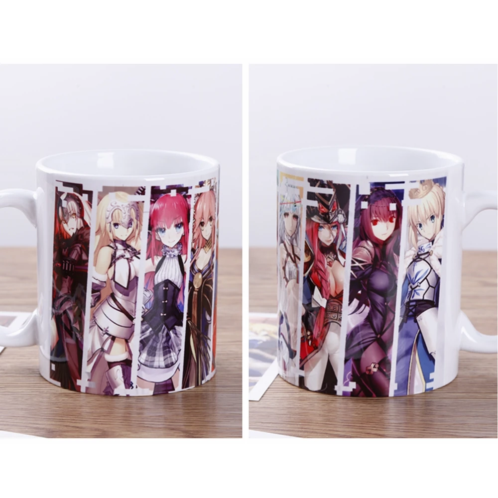 Аниме Fate Grand Order Jeanne dArc Alter Saber Tamamo no Mae Okita Souji Merlin Scathach Emiya кружка для косплея персонаж FGO