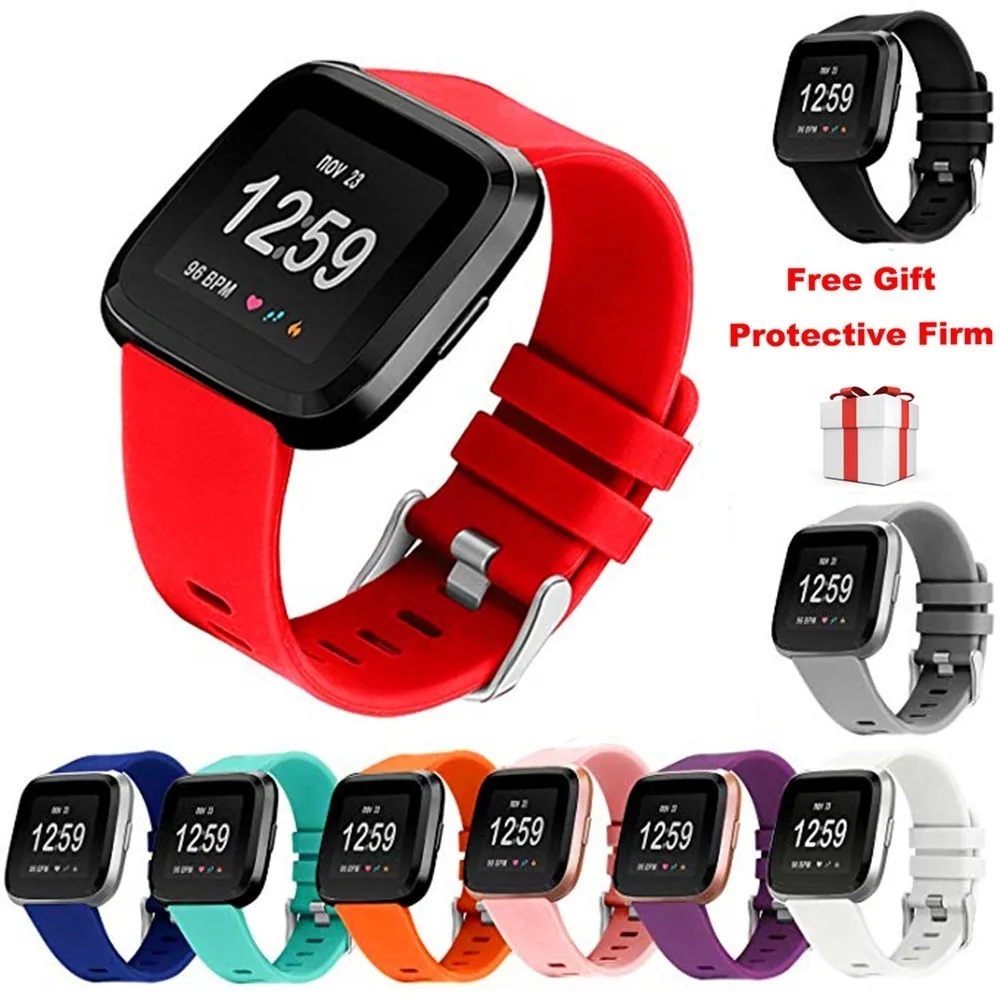 Duszake ремешок для Fitbit Versa/Versa Lite ремешок для Fitbit Versa силиконовый браслет сменный Браслет для Fit Bit Versa ремешок