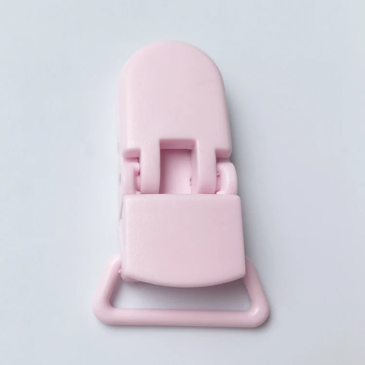 10pcs Pink 10 шт клипсы для соски Пластик прозрачная соска пустышка с зажимом держатель для DIY силиконовый Прорезыватель для зубов соску зажим для сосков - Цвет: 10pcs Pink