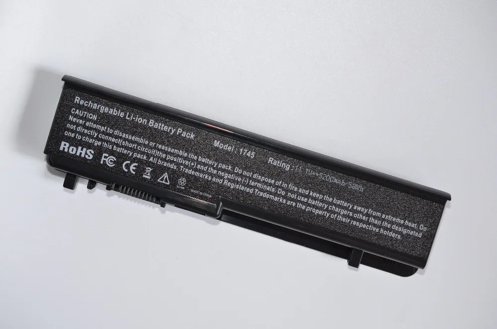 4400mAh лаптоп с Батарея 312-0186 U164P N855P для dell Studio 17 1745 1747 1749