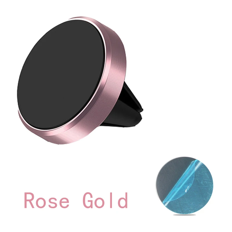 Rose Car Holder Soporte Magnetico Iman Movil Coche автомобильный магнитный держатель для мобильного телефона Подставка для смартфона крепление для iphone 6 7 samsung Xiaomi Универсальный - Цвет: Rose Car Holder