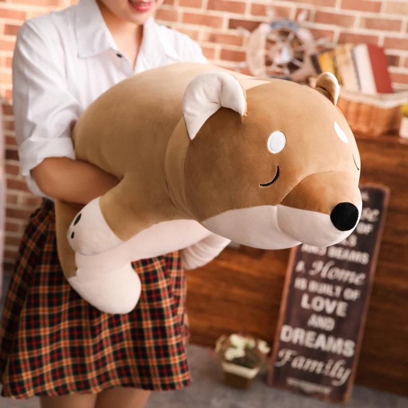 

40-100cm 1pc Cute Animal Shiba Inu Plush Stuffed Doll Baby Toy Lovely Fat Shiba Inu Dog Toy Children Birthday Gift Home Decor