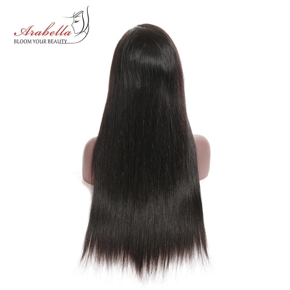 Перуанские прямые волосы на кружеве remy парик 180 плотность высокое соотношение Arabella предварительно выпученные отбеленные узлы кружевные передние человеческие волосы парики