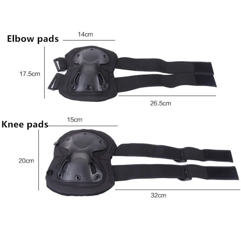 Камуфляжная Военная Экипировка MEGE роликовые коньки и защита 2 наколенника