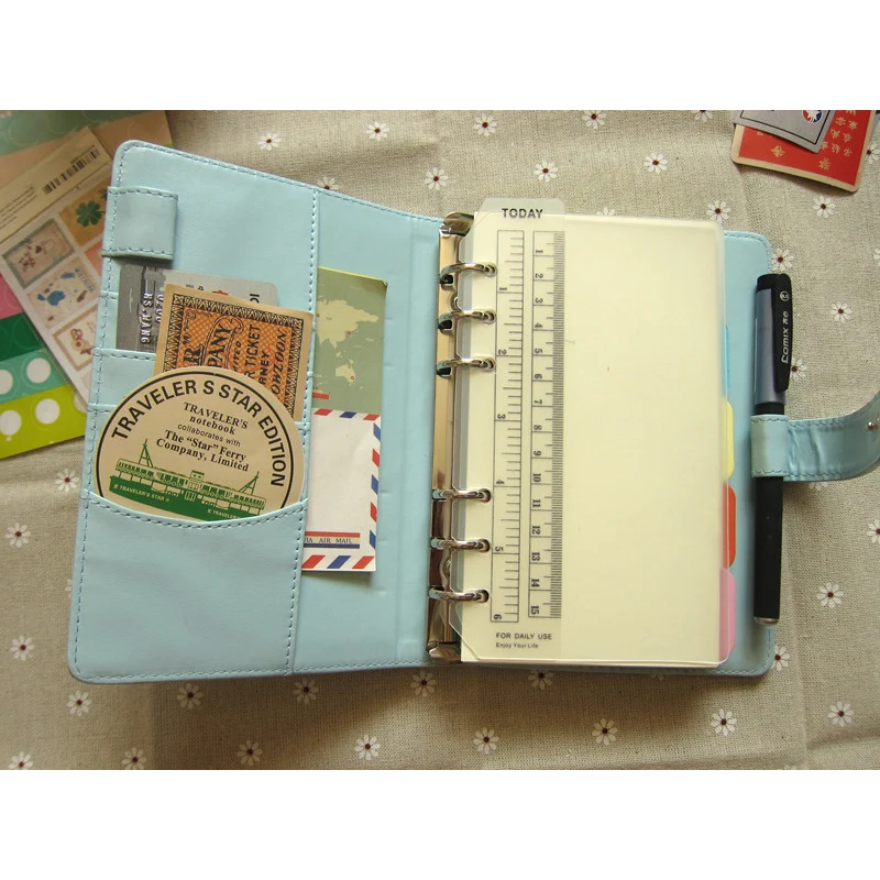 Макарон искусственная записная книжка в кожаном переплете для офиса личный