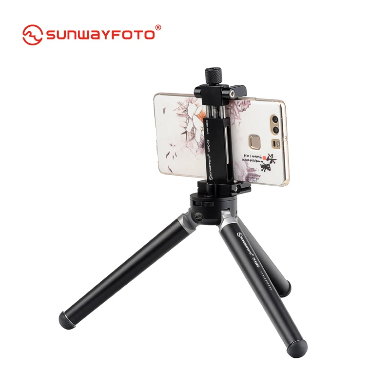 SUNWAYFOTO профессиональный мобильный телефон зажим CPC-02 Аксессуары для мобильных телефонов настольная подставка Профессиональный держатель штатива
