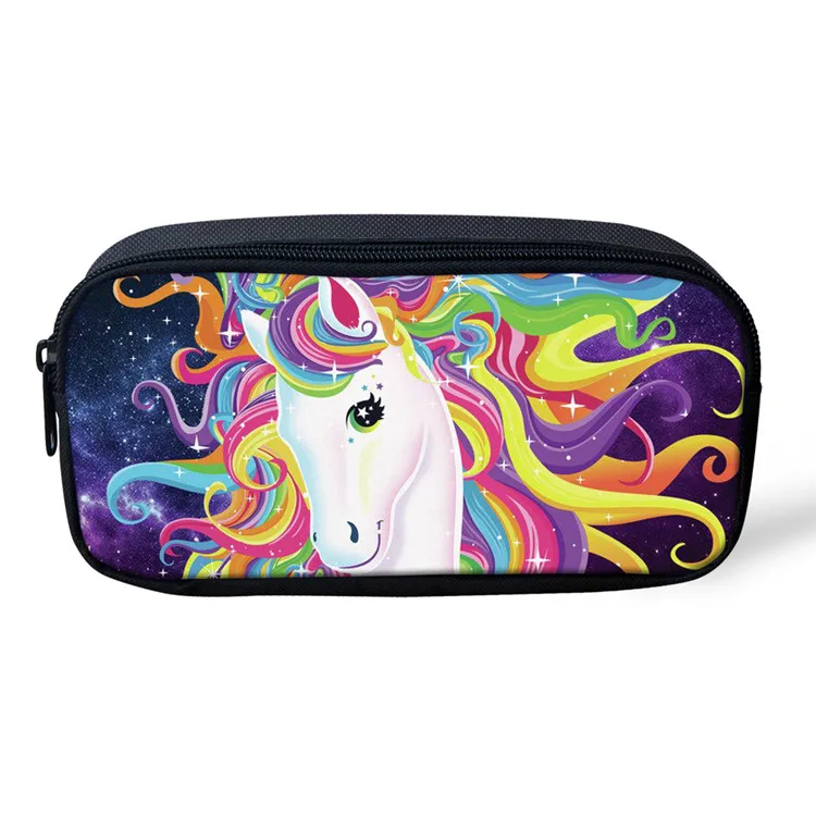 Z3475K FORUDESIGNS Cartoon Horse School Backpack Set for Teenage Girls Boys Student Kids Orthopedics Bagpack Children Satchel Enfant - Цвет: Z3475K