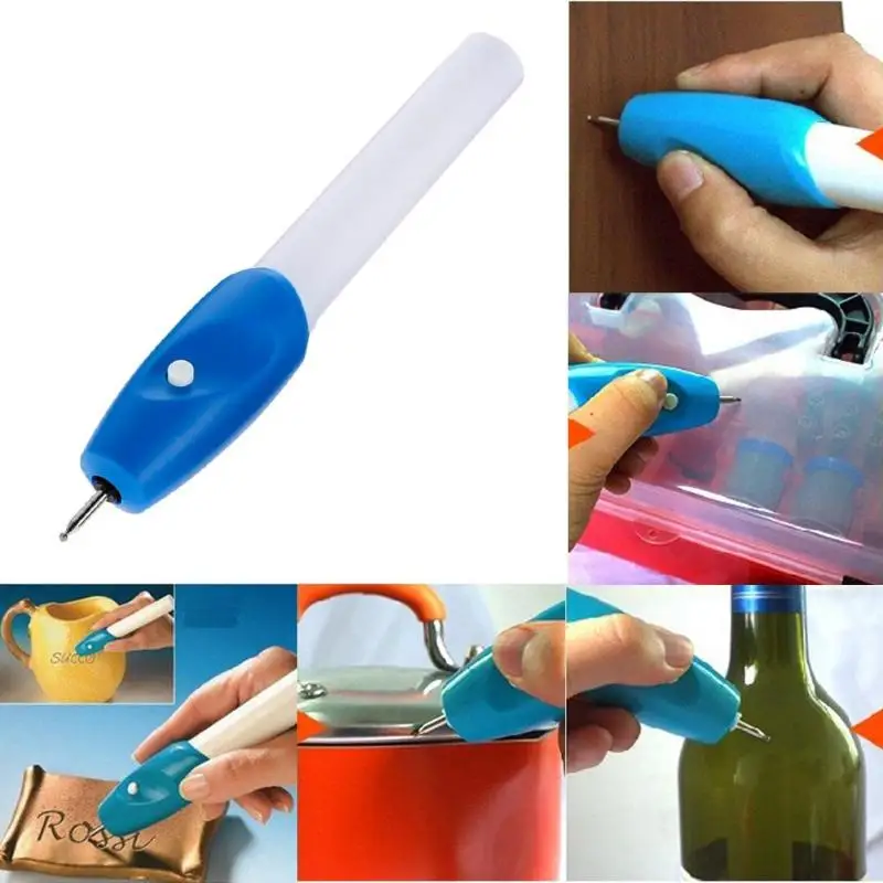 DIY Electric Mini Engraving Pen Machine Metal Chisel Mark Plastic Glass Corrosion Engraving Tool Automatic Engraving Pen Use