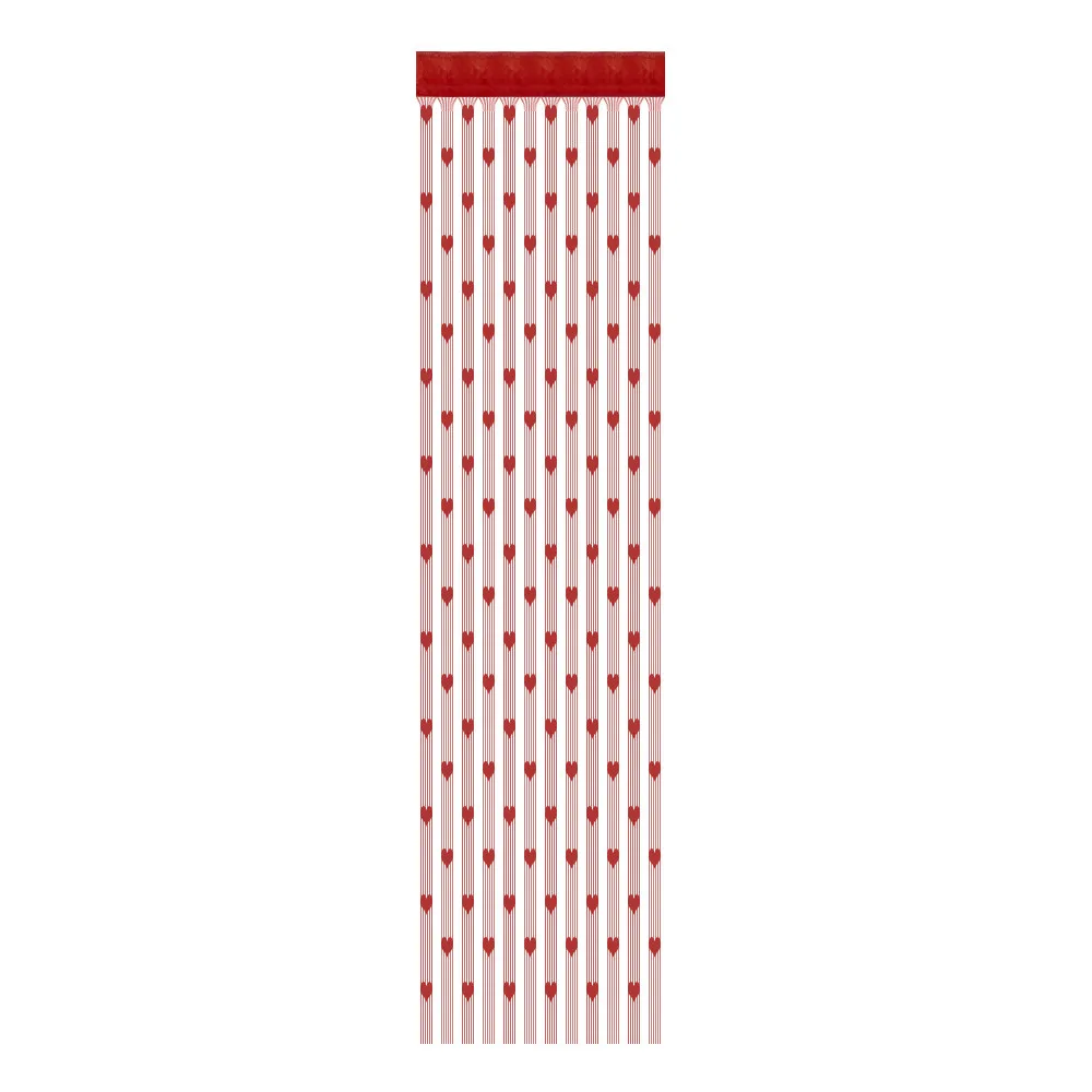 Watermelon Оригинальная домашняя занавеска 50x200 см/100x200 см Love Heart струнная занавеска для окна или двери для гостиной рулонные штора - Цвет: Watermelon