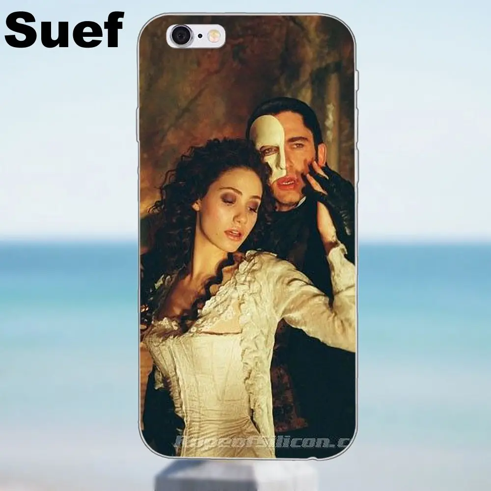Suef TPU Live Love телефон для iPhone X 4 4S 5 5S 5C SE 6 6S 7 8 Plus Galaxy A3 A5 J1 J3 J5 J7 2016 2017 Phantom Of The Opera|for