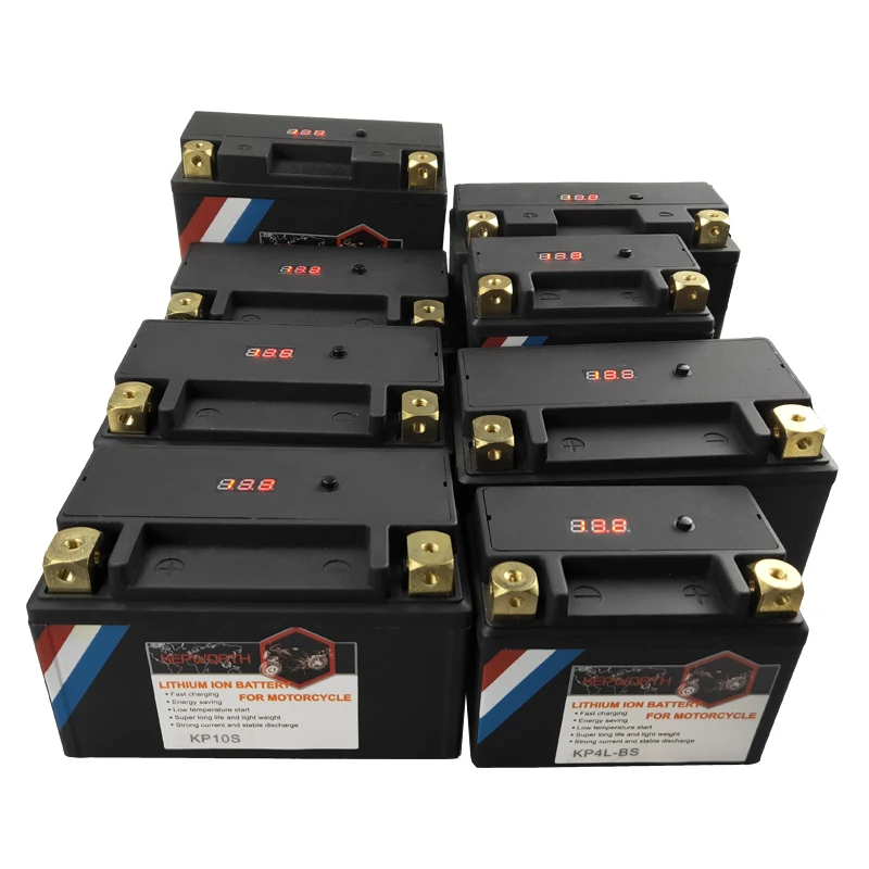 KP7B 4 мотоцикл LiFePO4 стартер Батарея 12V 4Ah литий железо CCA 260A фосфатный для