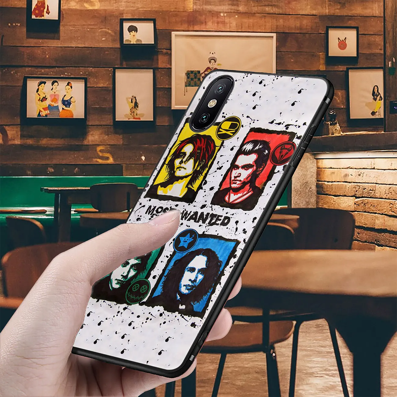 Мягкий силиконовый чехол YIMAOC My Chemical Romance для iPhone 11 Pro XS Max XR X 6 6S 7 8 Plus 5 5S SE 10 с черным