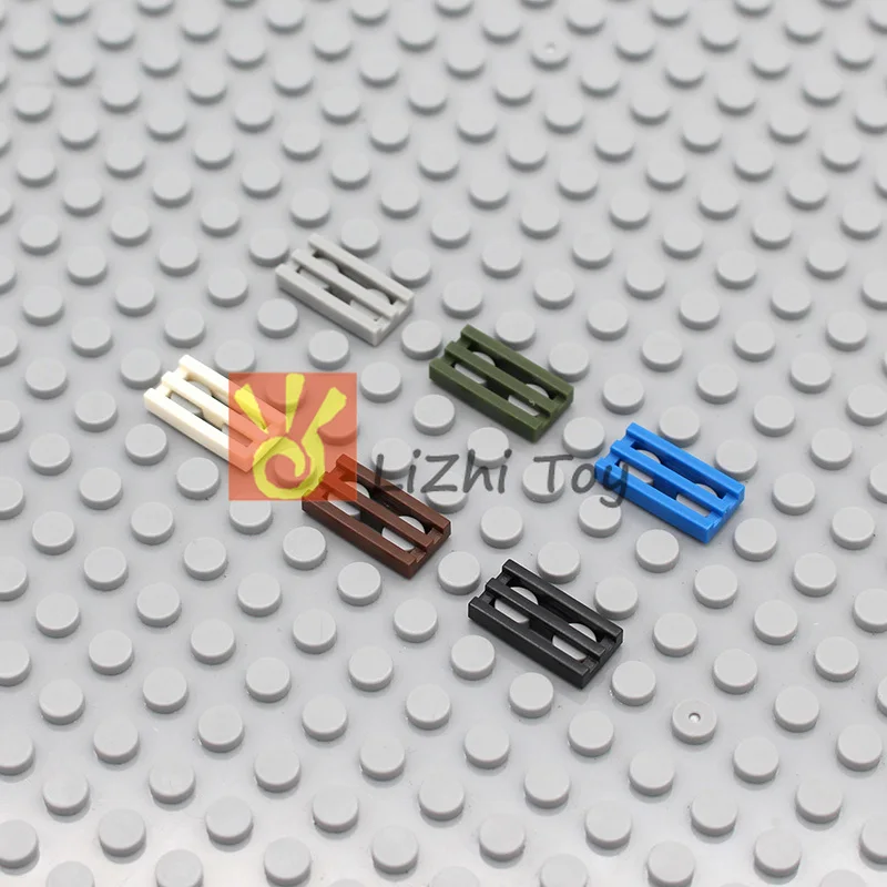 Moc Brick 2412 плитка модифицированная 1x2 решетка (неопределенный тип) сделай сам