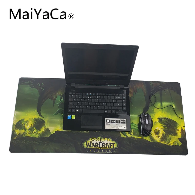 MaiYaCa, большой размер, скоростная клавиатура, коврик для мыши, резиновый коврик, компьютерный игровой коврик для мыши, геймер, для большого размера, Настольный коврик для мыши
