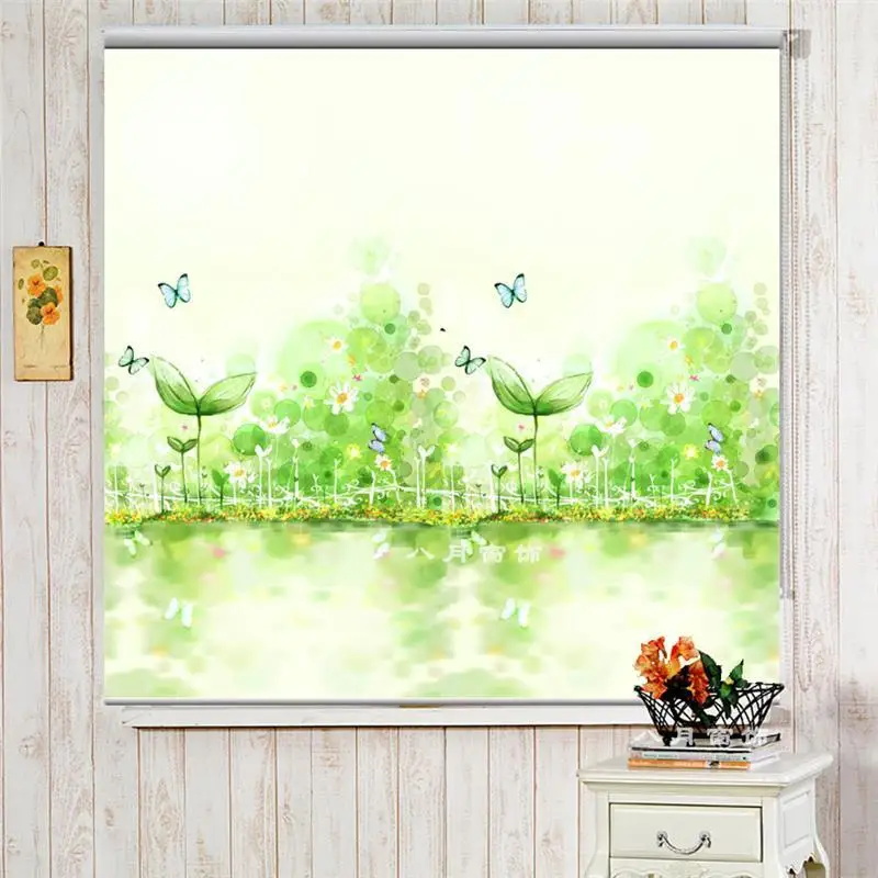 Version H Fen Тре Roleta на Okno Tende в Rullo плотные Persianas Rolgordijnen Cortinas Estores Enrollables Para Ventanas рулонные шторы - Цвет: Version H