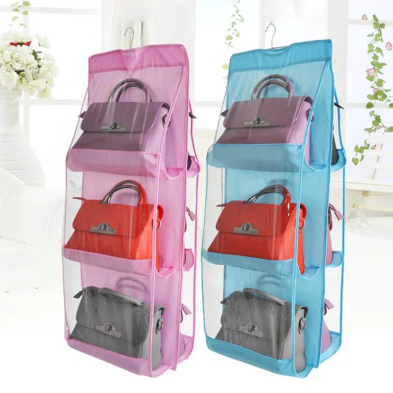 Подвесная сумка двухсторонняя шесть сетка шкаф для хранения супер большая
