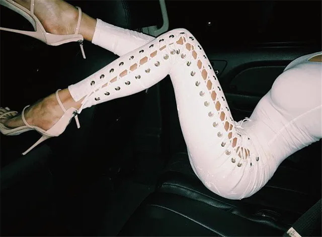 Модные женские штаны для бега белые черные эластичные леггинсы сексуальные