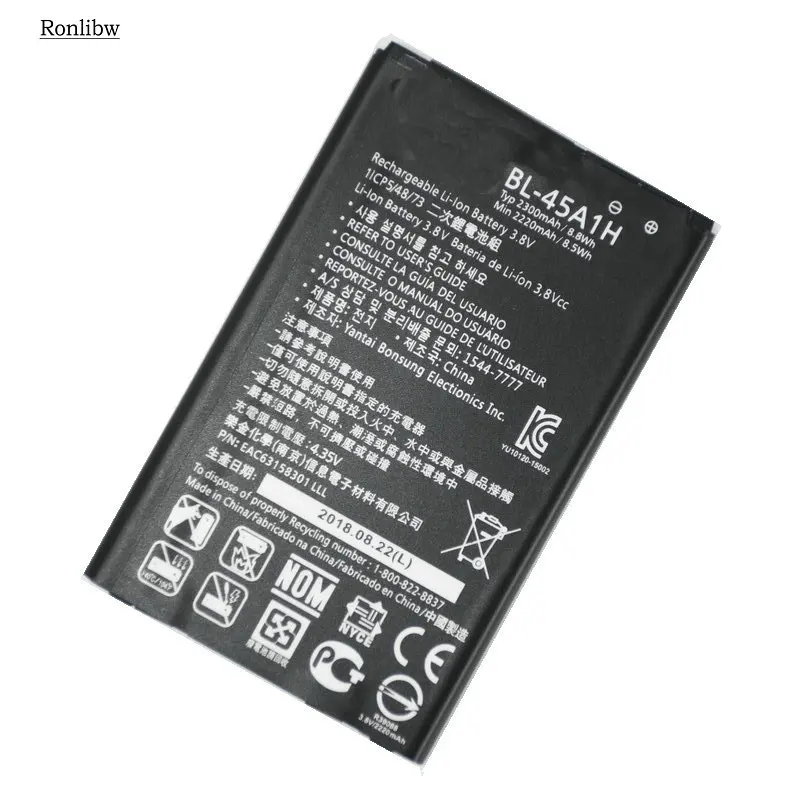Сменный аккумулятор Ronlibw 2300 мАч для LG K10 LTE F670L F670K F670S F670 Q10 K420N|Аккумуляторы