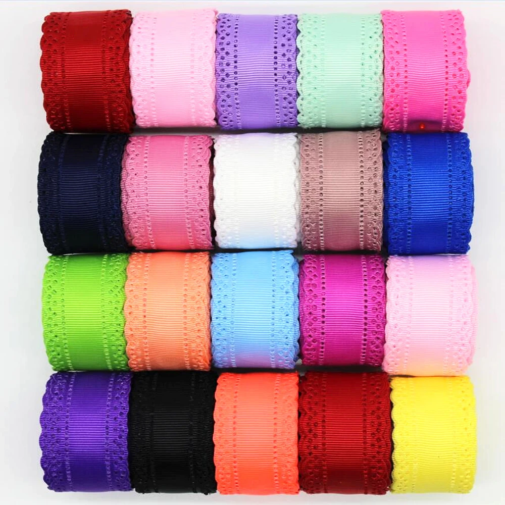 Кружевная лента 30 мм 10 ярдов материал для рукоделия подарочная упаковка головной