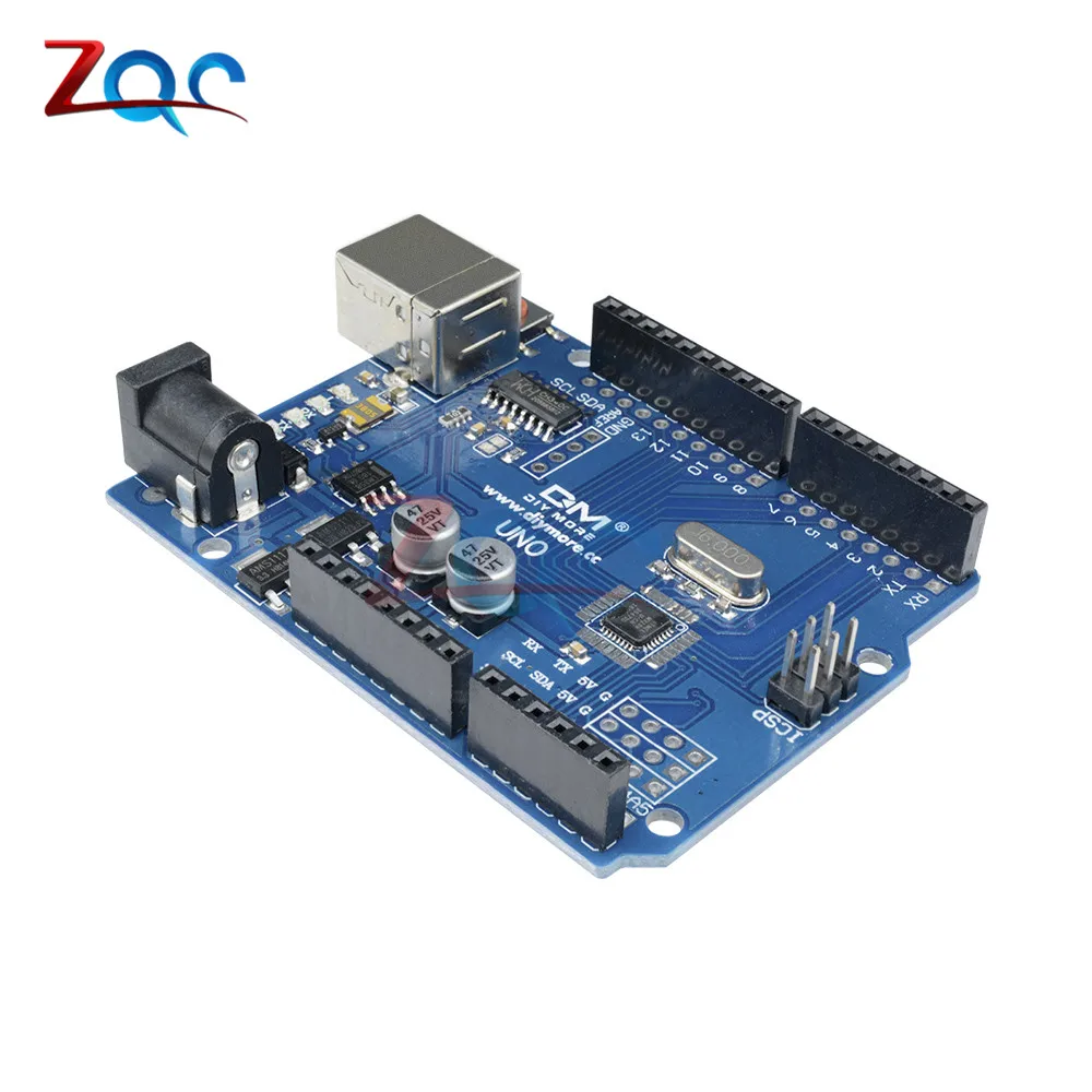 UNO R3 совместимая плата Mit Atmel ATmega328P 16 МГц CH340 CH340G USB Замена ATmega16U2 с Pin