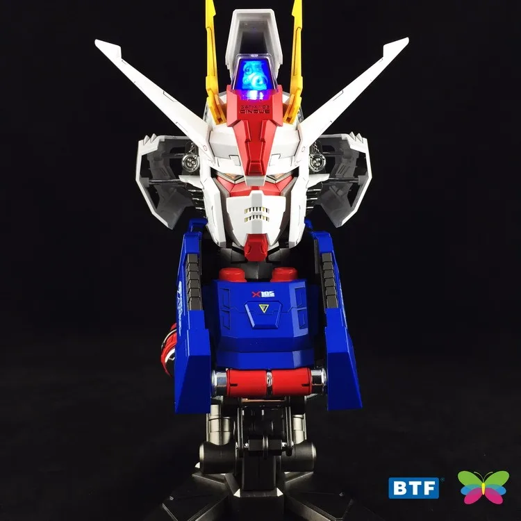 BTF модель 1/24 GAT-X 105 Strike Gundam большой головы бюст Портрет с светодиодный свет