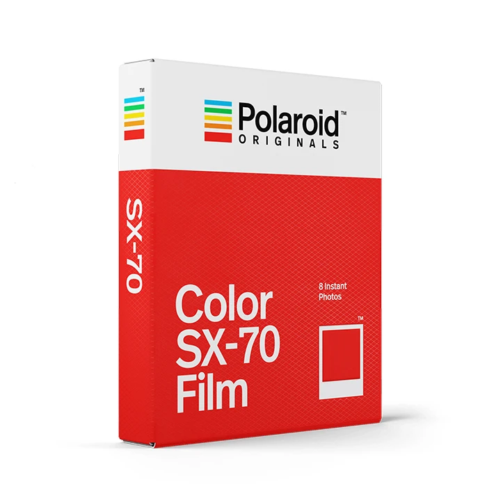 Originals Color SX-70 Film 8 Sheets Instant Photos White Frame Paper for Vintage SX-70 Box Type 1000 Cameras