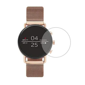 Ультра-прозрачная часы защитная пленка из закаленного стекла защитная решетка для Skagen Falster 2 Smartwatch закаленное Экран дисплея Защитная крышка