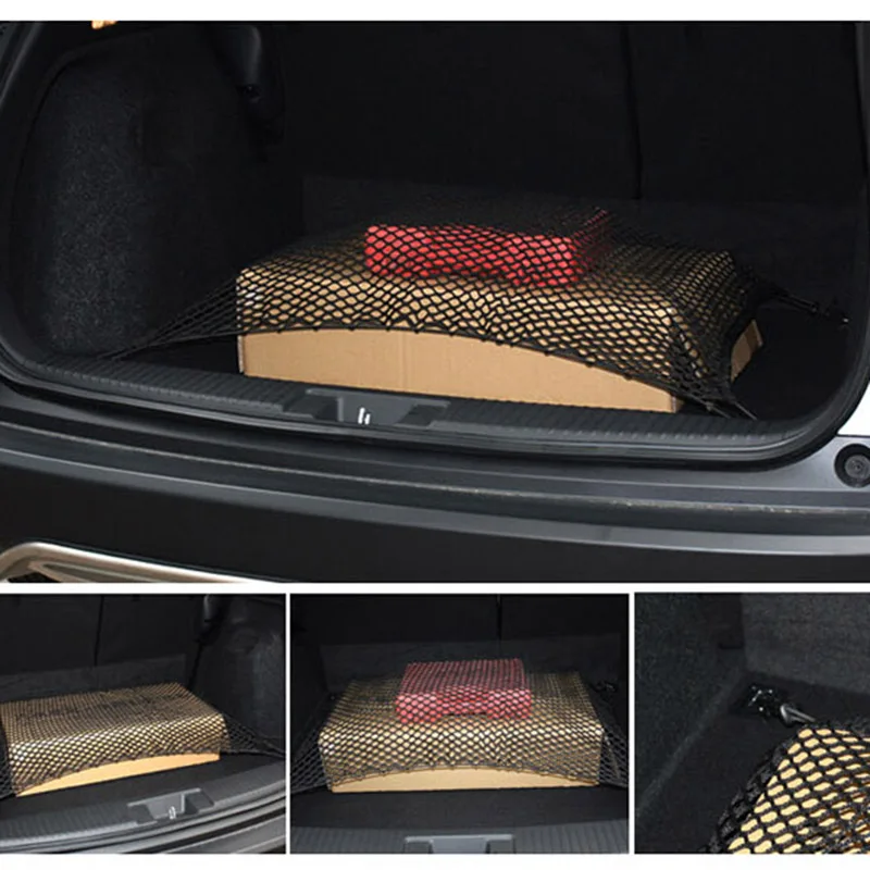 Универсальная сетка для заднего багажника эластичная хранения органайзер