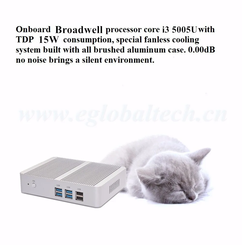 Самый дешевый Intel Core i3 6100U 5005U Мини ПК Windows 10 HTPC minipc HDMI VGA DDR4 2GHz 520/5500 Graphics 4K Barebone