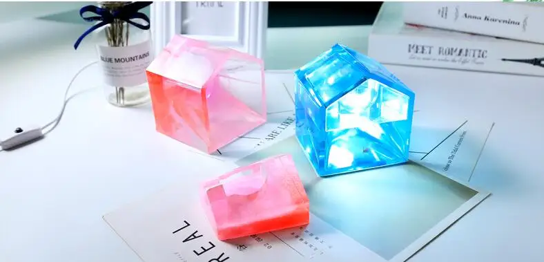 Прозрачная силиконовая форма высушенный цветок смола декоративное ремесло DIY маленький дом Ночной светильник формы для эпоксидной смолы для ювелирных изделий