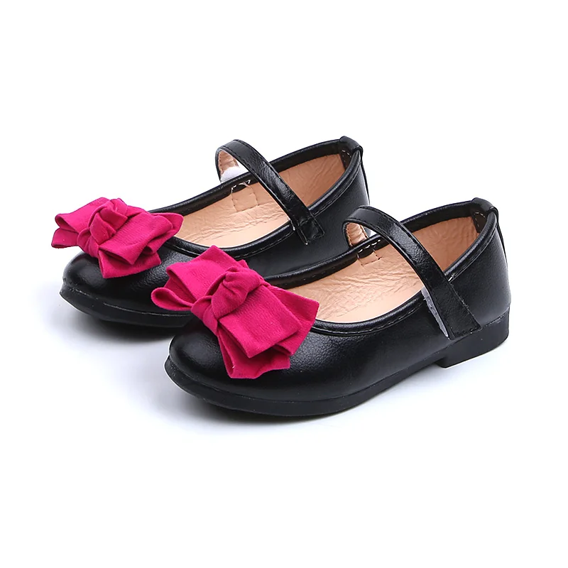 Туфли для девочек Новинка весна-лето 2019 детские мягкие кожаные туфли платье