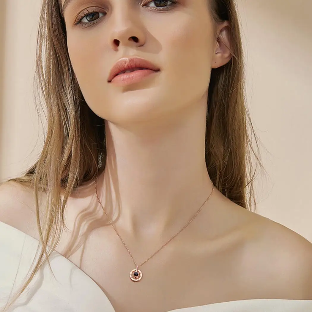 Женская модная бижутерия панк стиль перо искусственный камень Форма ожерелье s