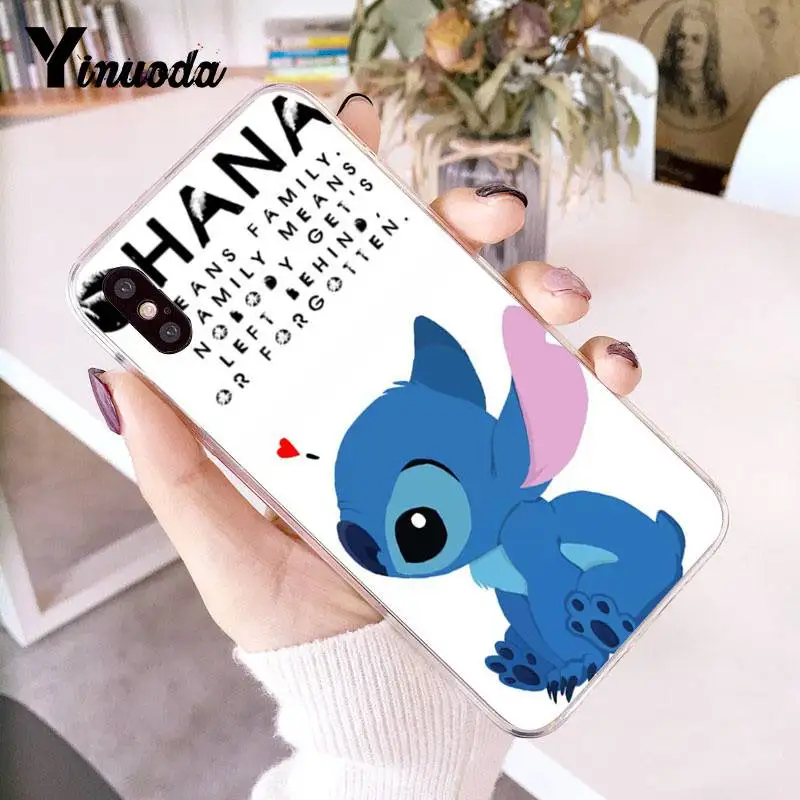 3 Yinuoda для iPhone 7 6 X Чехол Lilo Stitch Coque чехол для телефона для iPhone 8 7 6 6S Plus X 5 5S SE XR XS XSMAX - Цвет: 3