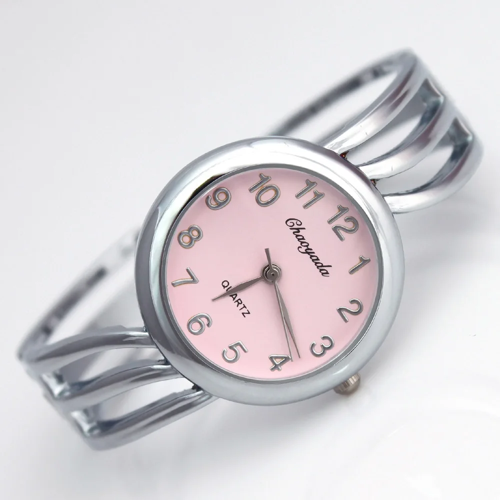 D11 silver pink Модные женские часы, женские часы-браслет, Женские кварцевые наручные часы для женщин, женские часы, Прямая поставка - Цвет: D11 silver pink