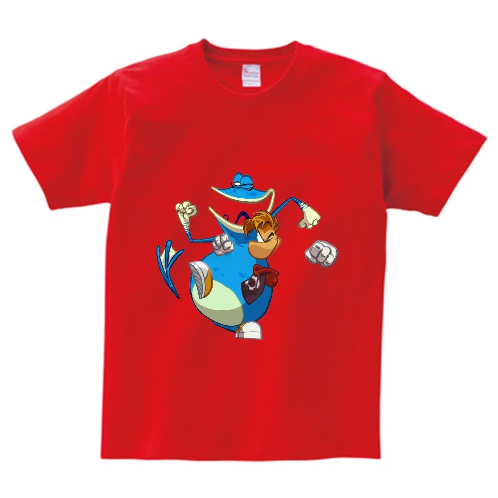 2020 летняя футболка с короткими рукавами детская хлопковая Футболка Fashiont Rayman Legends
