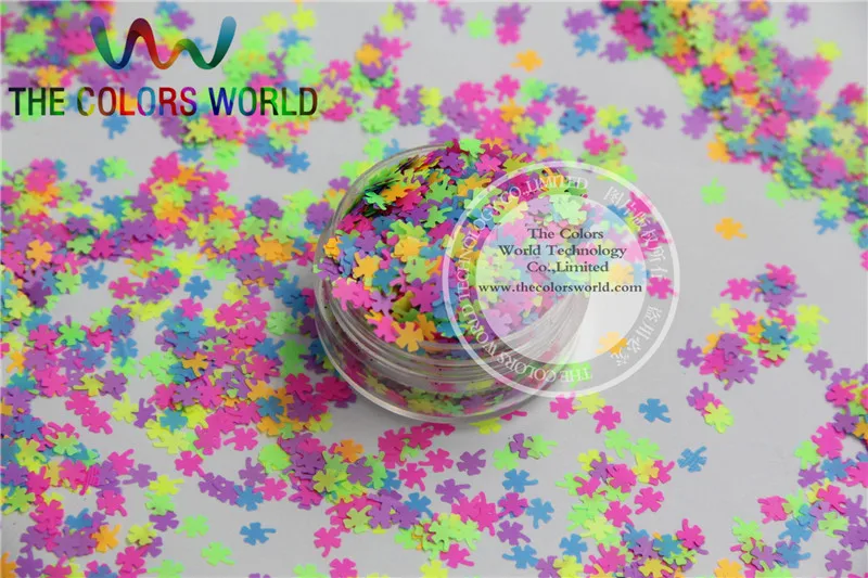 Блестящий неоновый блеск для лака ногтей 4 мм|glitter for nails|solvent resistant glitterglitter glitter |