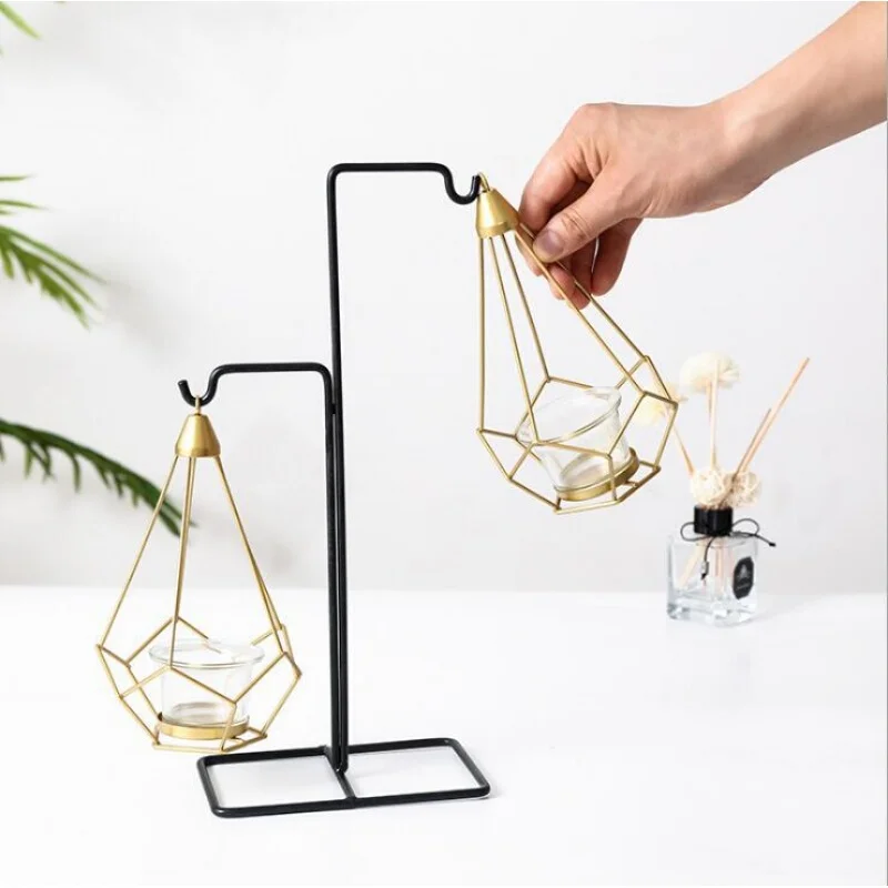 PINNY геометрические железные свечи подставка скандинавский держатель для