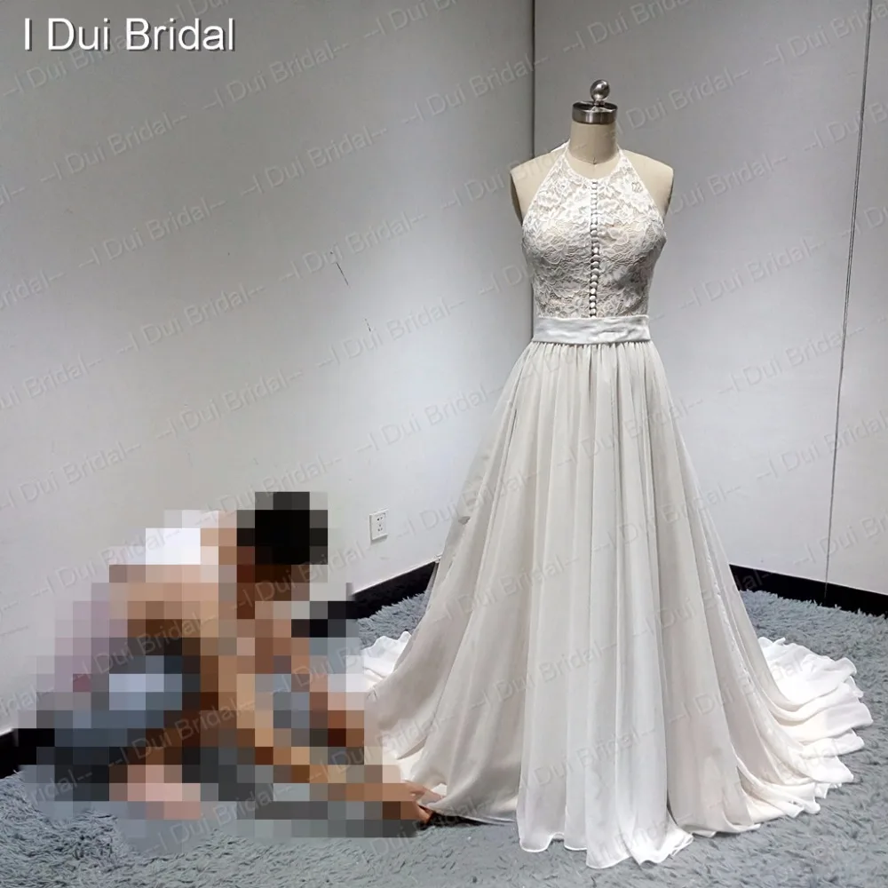 Шифоновое кружевное платье на пуговицах с поясом|wedding dress lace|wedding chiffonwedding dresses wedding