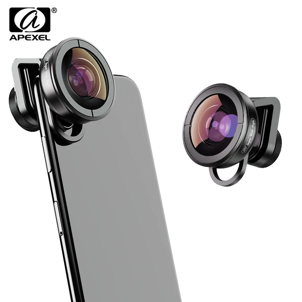 Apexel HD 170 супер широкоугольный объектив видеокамеры для двойной линзы один объектив iPhone, пиксель, samsung Galaxy все смартфоны для xiaomi
