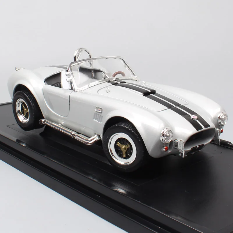 1/18 большой классический автомобиль 1964 Ford Shelby AC Cobra 427 S/C гоночные весы модели автомобилей металлические Diecasts& игрушечные транспортные средства Миниатюрные для детей